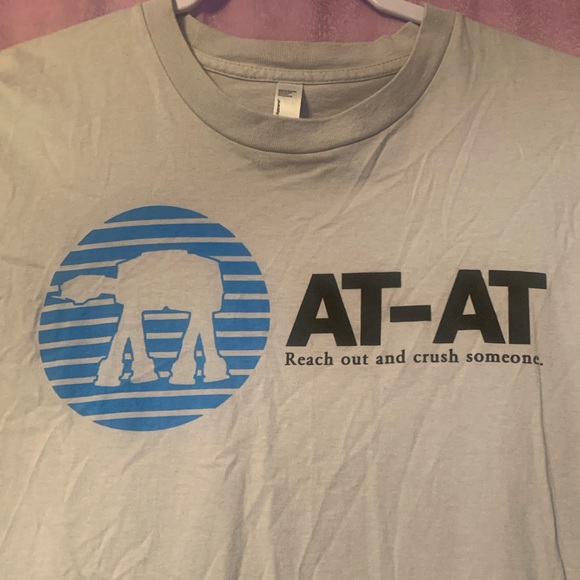 Star Wars AT-AT Crush Someone T Shirt American Apparel size medium - Picture 3 of 5